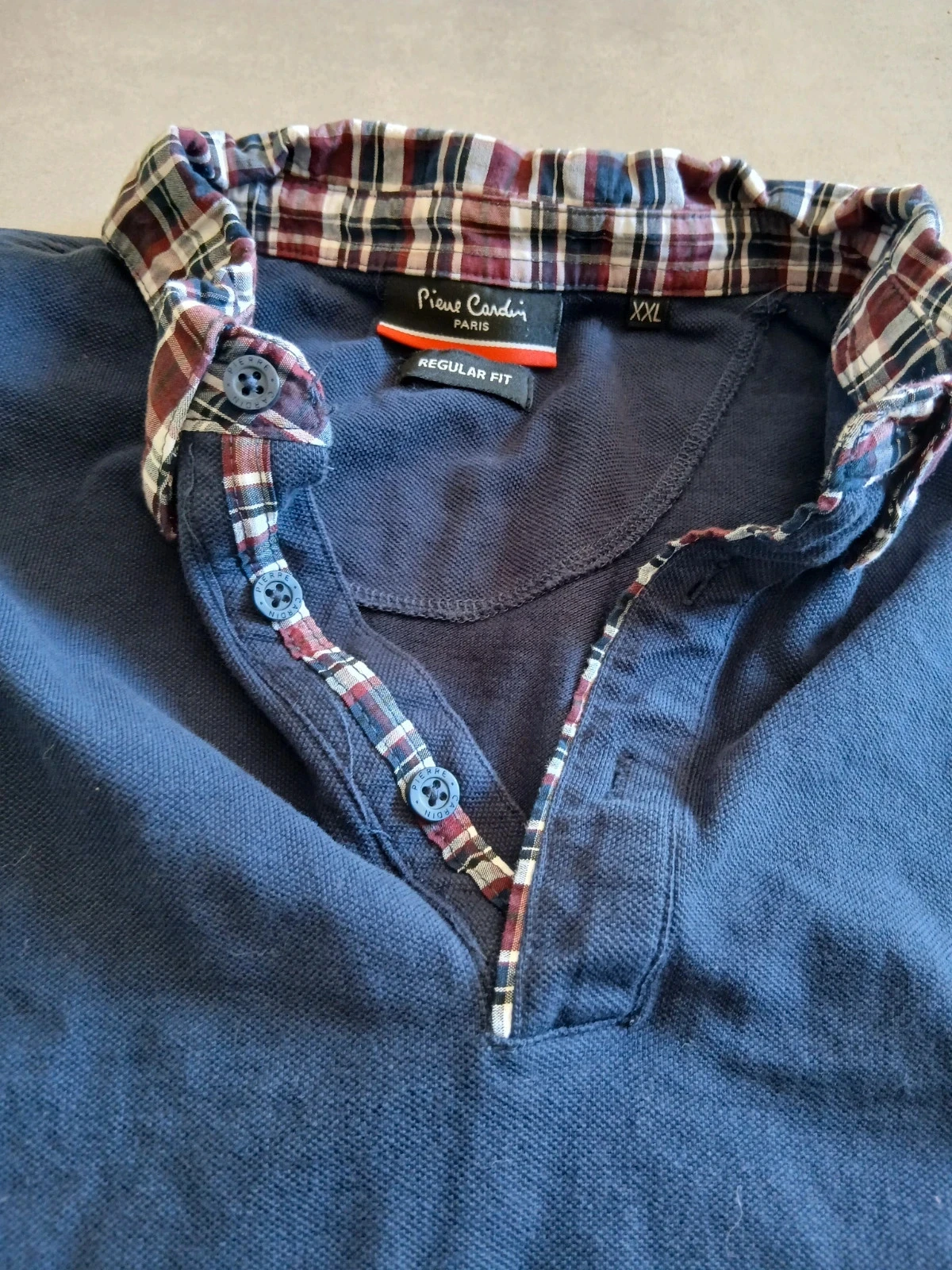 Pierre Cardin Navy Blue Polo - Scottish Collar - XXL – photo 3